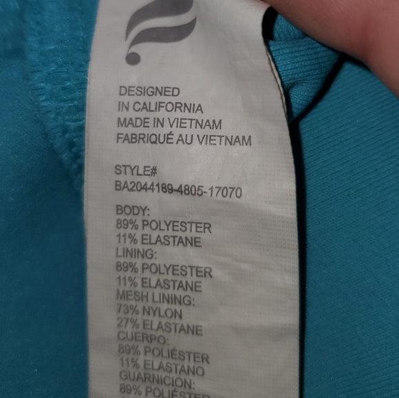 Fabletics sports bra. The light blue, solid XXL - Picture 8 of 15